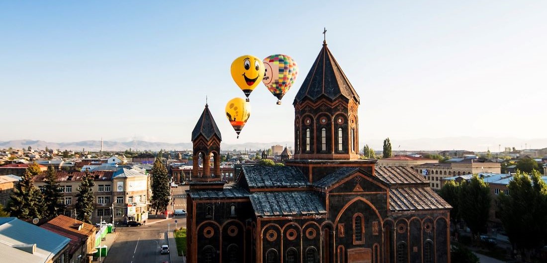 Armenia from the sky Gyumri