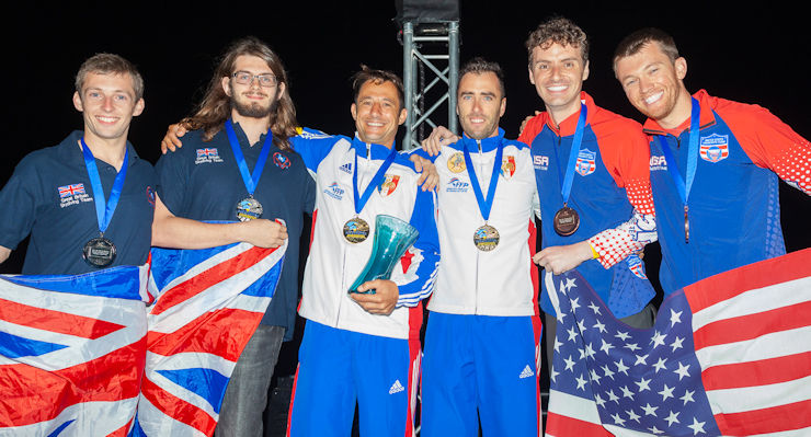 World Freestyle Champions and Silver & Bronze Winners