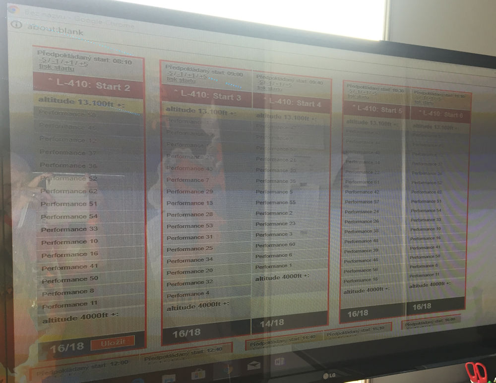 Electronic Manifest Board